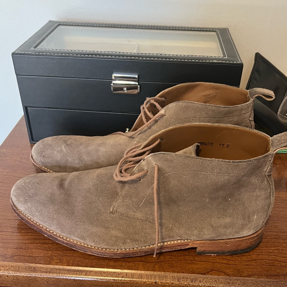 Grenson Men Suede Chester Chukka Boot Size 11